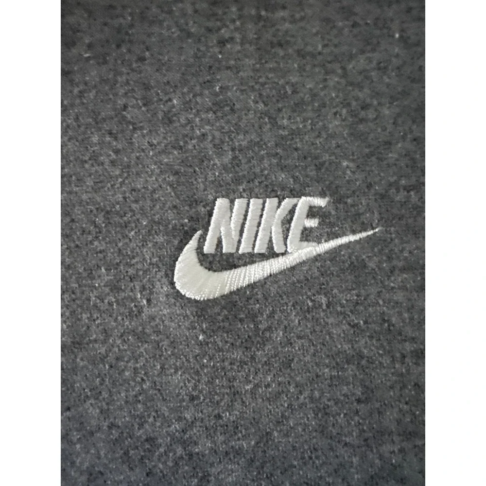 Nike Mens Sportswear Club Fleece Hoodie Charcoal Grey BV2654-071 Medium